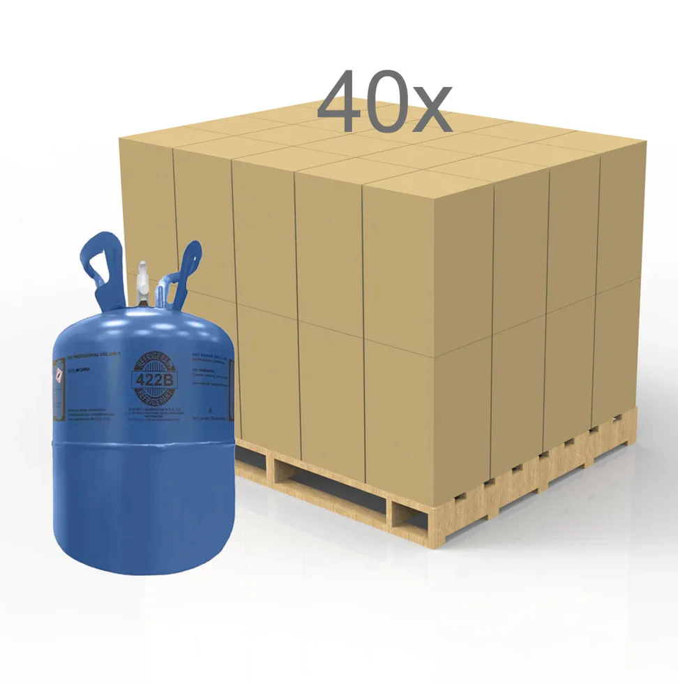 R422B Refrigerant 25 LBS FULL PALLET (40 Cylinders)