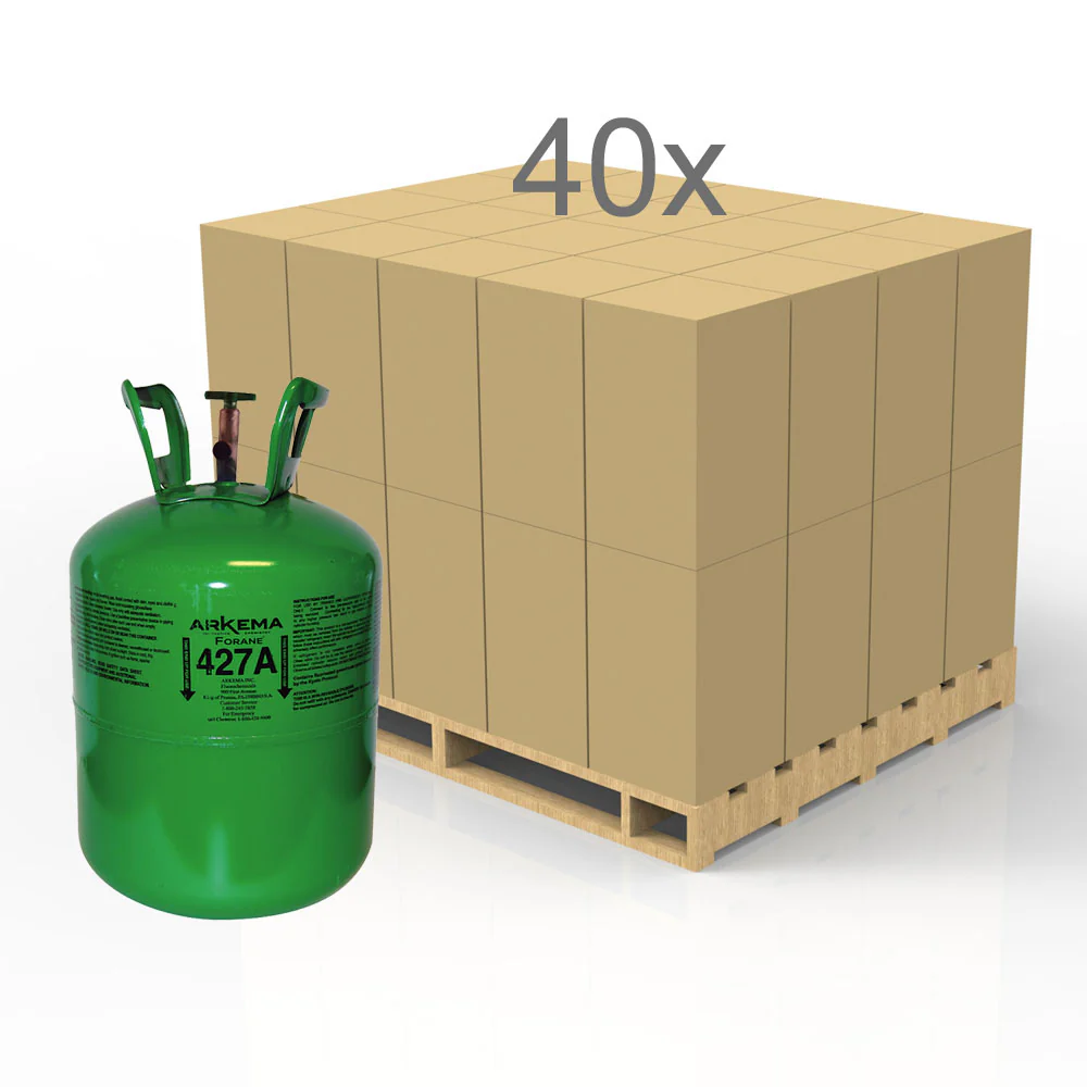R427A Refrigerant 25 LBS FULL PALLET (40 Cylinders)